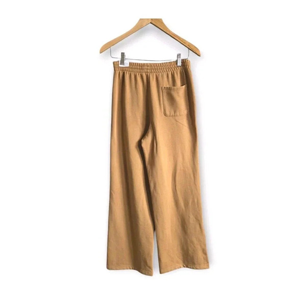 Pink Wide Leg Pants Womens SP Tan Relaxed Fit Ivy Fleece Victoria’s Secret NWT - Picture 6 of 8